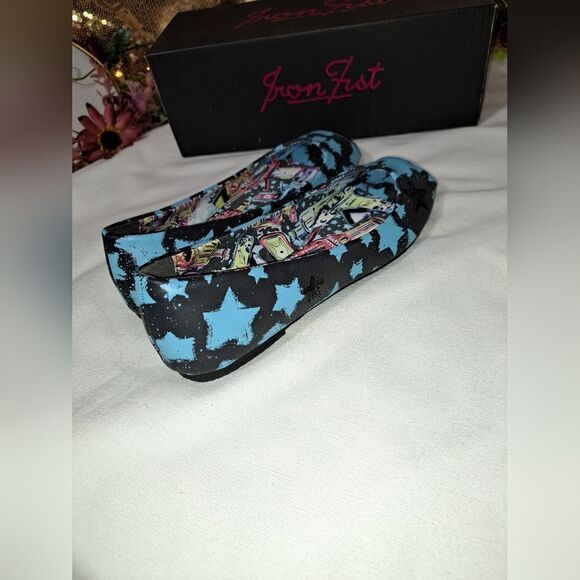 NIB Iron Fist Rayplay Peep Toe Flat - Picture 8 of 12